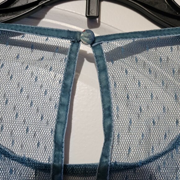 NWT Francesca's Collections Women's Floral Printed Mesh Top Midi Dress in Medium - Picture 4 of 9